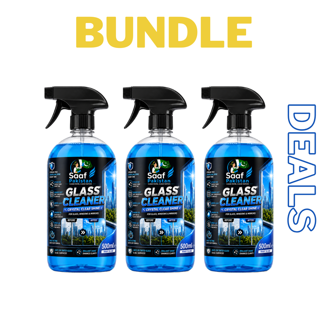 3 X Glass Cleaner 500ml - Bundle Offer